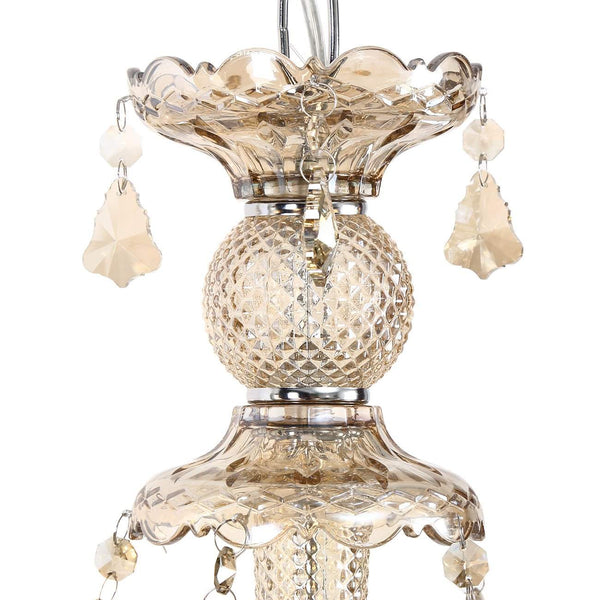 Ridgeyard Modern Luxurious 10 Lights K9 Crystal Chandelier  (Cognac Color)-Ridgeyard-