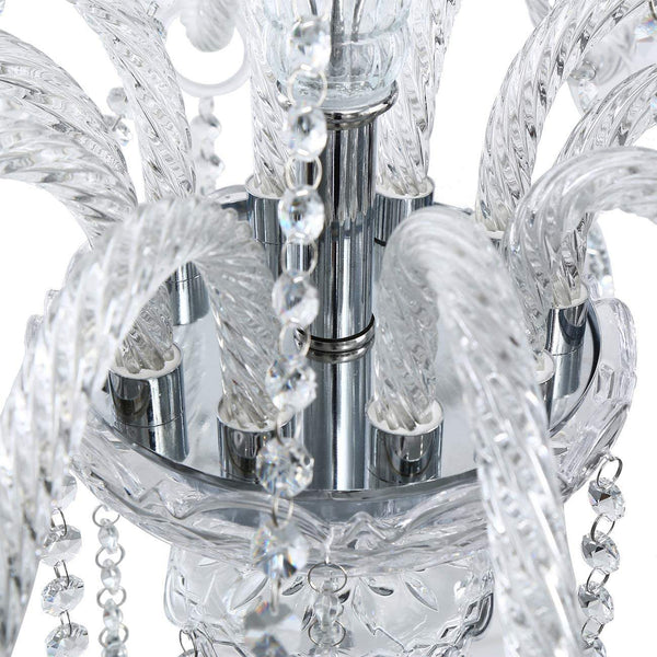 Ridgeyard Clear 10 Lights Modern Luxurious K9 Crystal Chandelier-Ridgeyard-