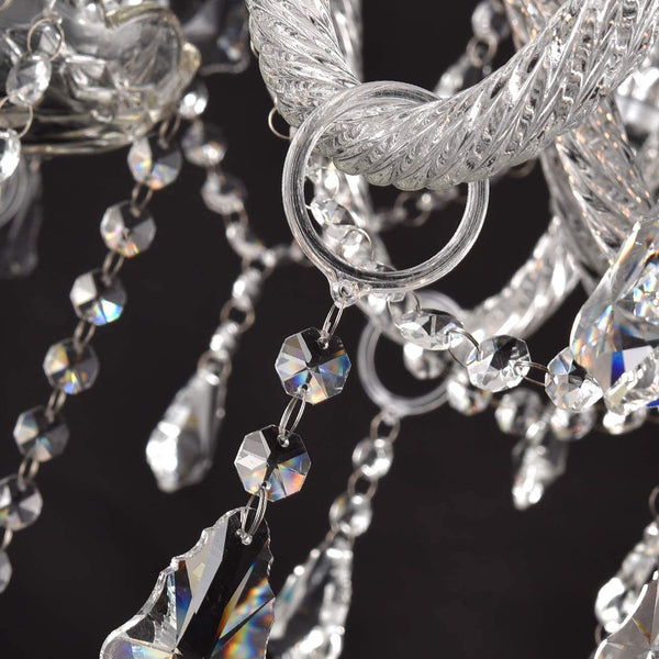 Ridgeyard Clear 10 Lights Modern Luxurious K9 Crystal Chandelier-Ridgeyard-