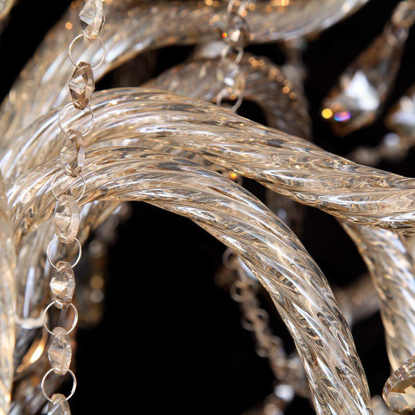 Ridgeyard E12 15 Ligths Crystal Candle Style Chandelier-Ridgeyard-