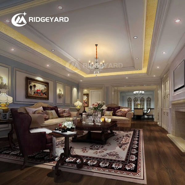Ridgeyard 4 Lights Modern Luxurious Crystal Chandelier