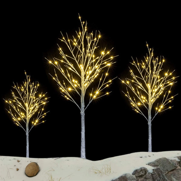 Ridgeyard 4FT Snowflake Christmas Tree 🎄（48 LED Lamp）-Ridgeyard-